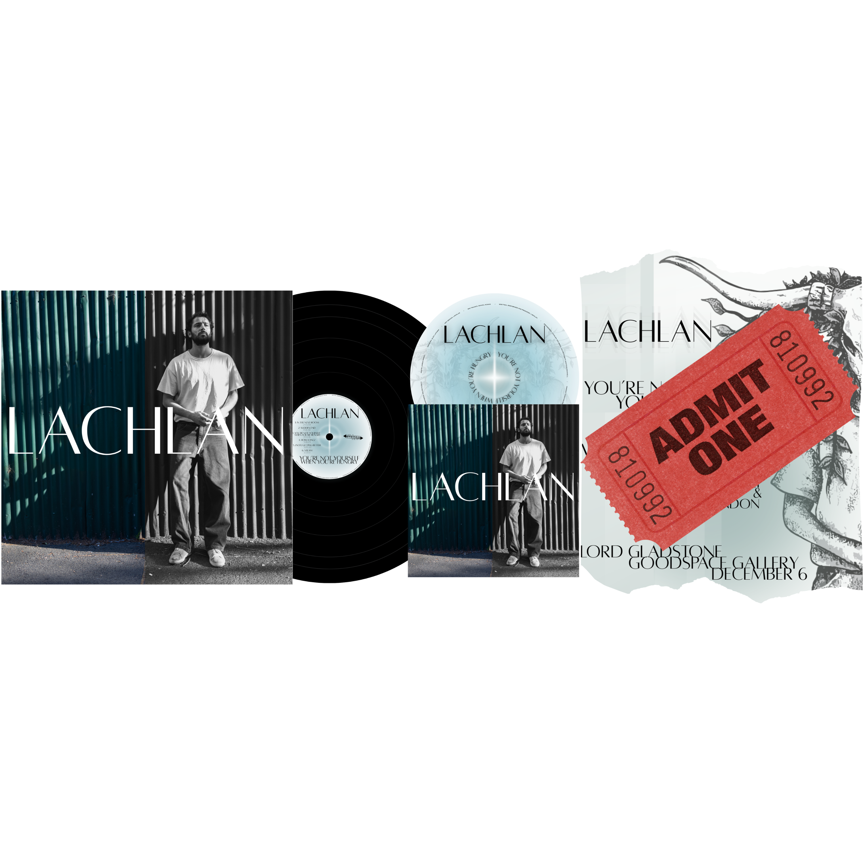 BUNDLE - EP Launch Ticket + SIGNED Vinyl + Free CD